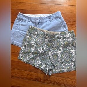 Lot of 2 Pairs J. Crew Cotton Shorts